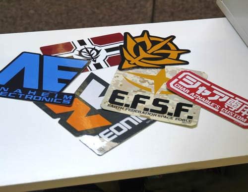 COSPA Mobile Suit Gundam Earth Federation Army Waterproof Sticker