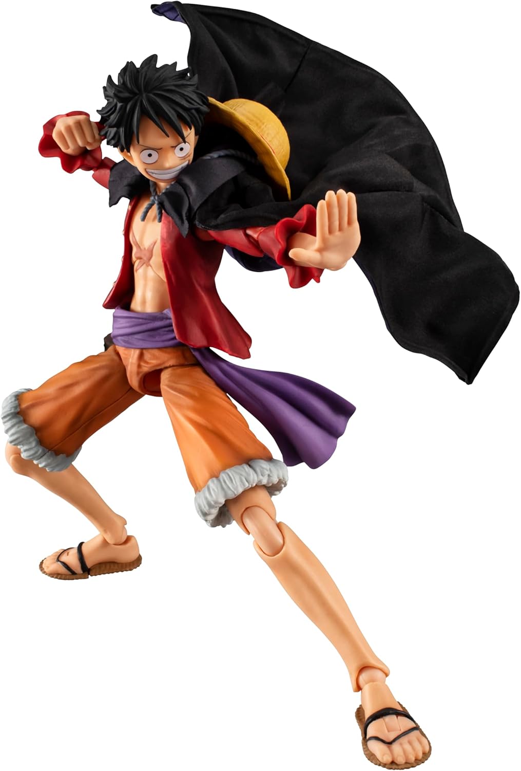 Variable Action Heroes ONE PIECE Monkey D. Luffy Ver.1.5, Approx. 6.5 inches (165 mm), PVC Pre-painted Action Figure