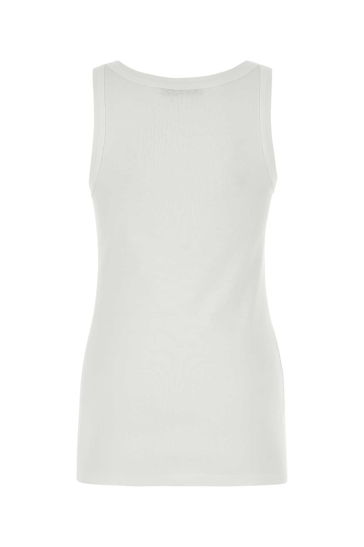 Prada プラダホワイトコットンタンクトップ - Image 3