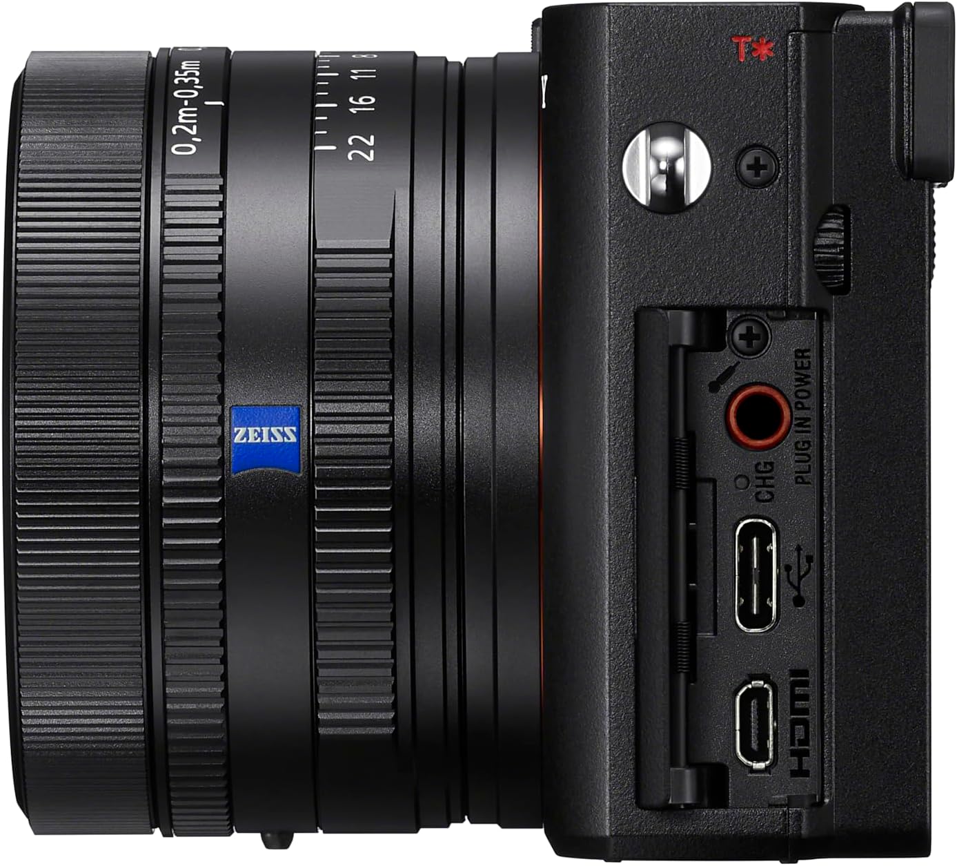 Sony RX1R III full-frame premium compact camera with 61MP CMOS sensor, ZEISS Sonnar T* 35mm F2 lens, BIONZ XR processor, and AI-based subject recognition