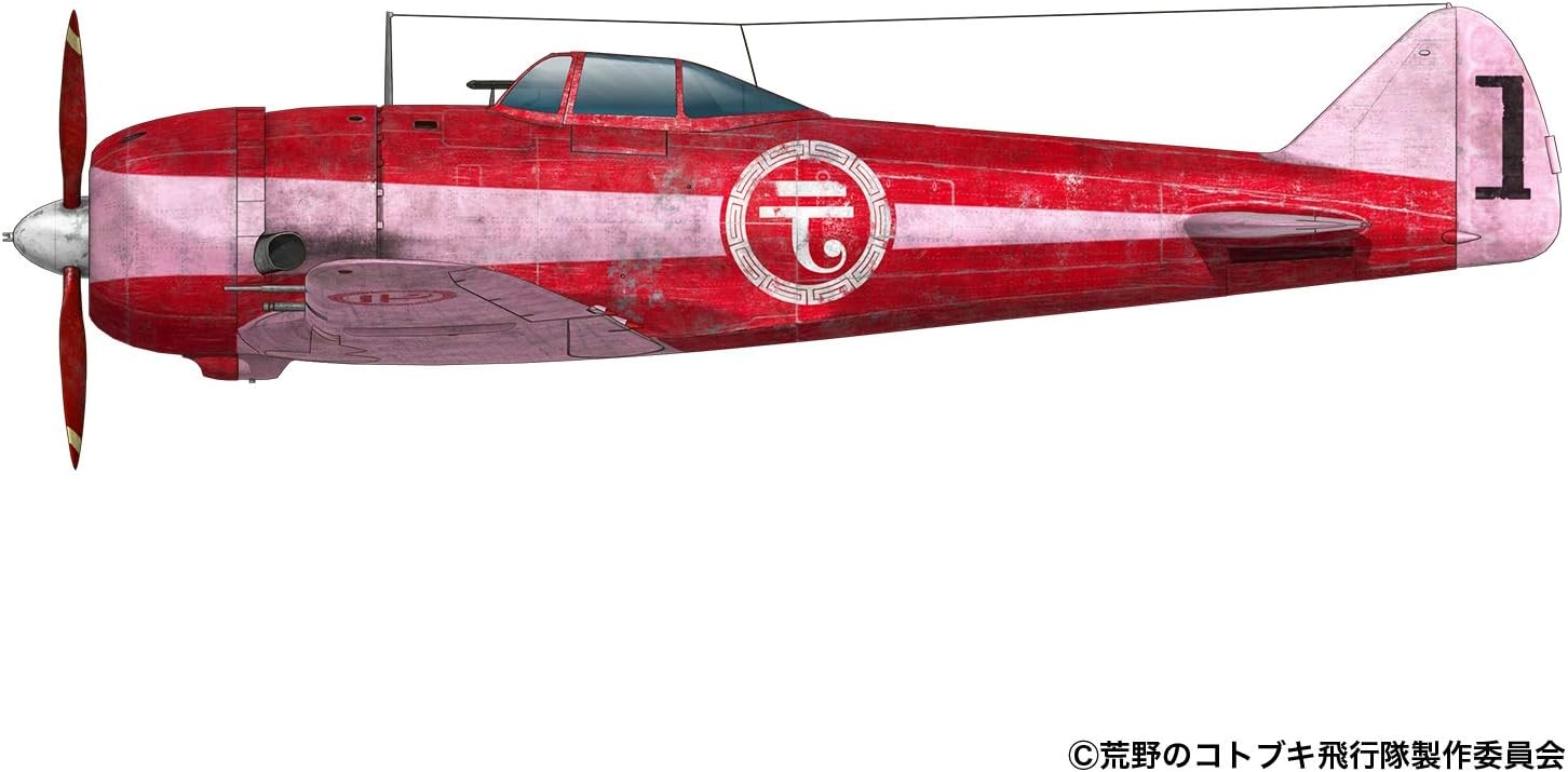 Plex/Platz KHK144-7 Kotobuki Squadron of the Wilderness Squadron Musako Higako Specifications, 1/144 Scale, Set of 2, Plastic Model