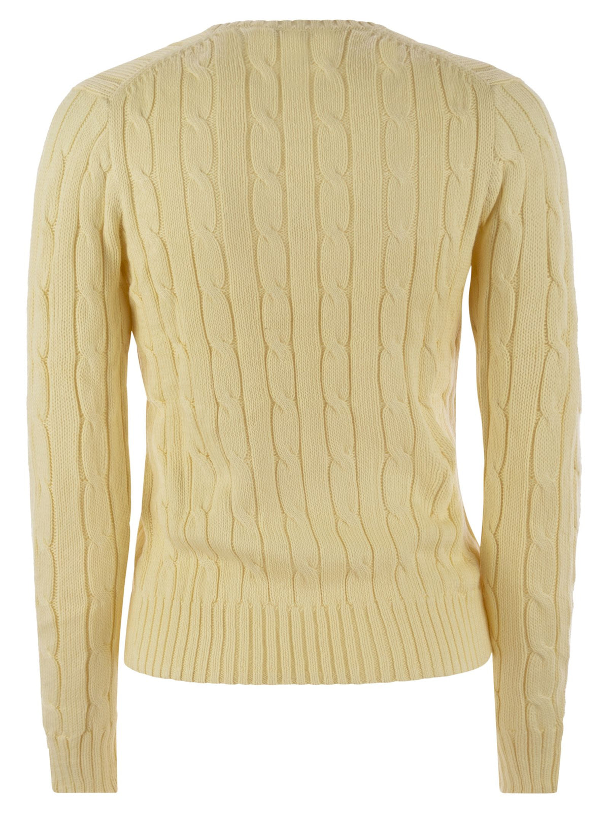 Polo Polo Ralph Lauren Plaited Cotton V Neck Seater - Image 3