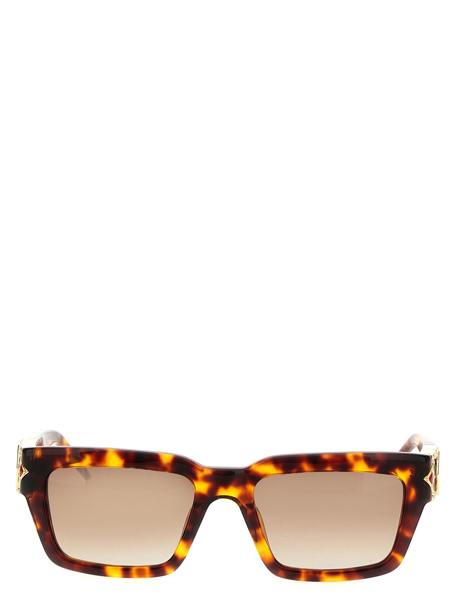 Casablanca カサブランカ 'The Tortoiseshell Square Metope'サングラス - Image 3