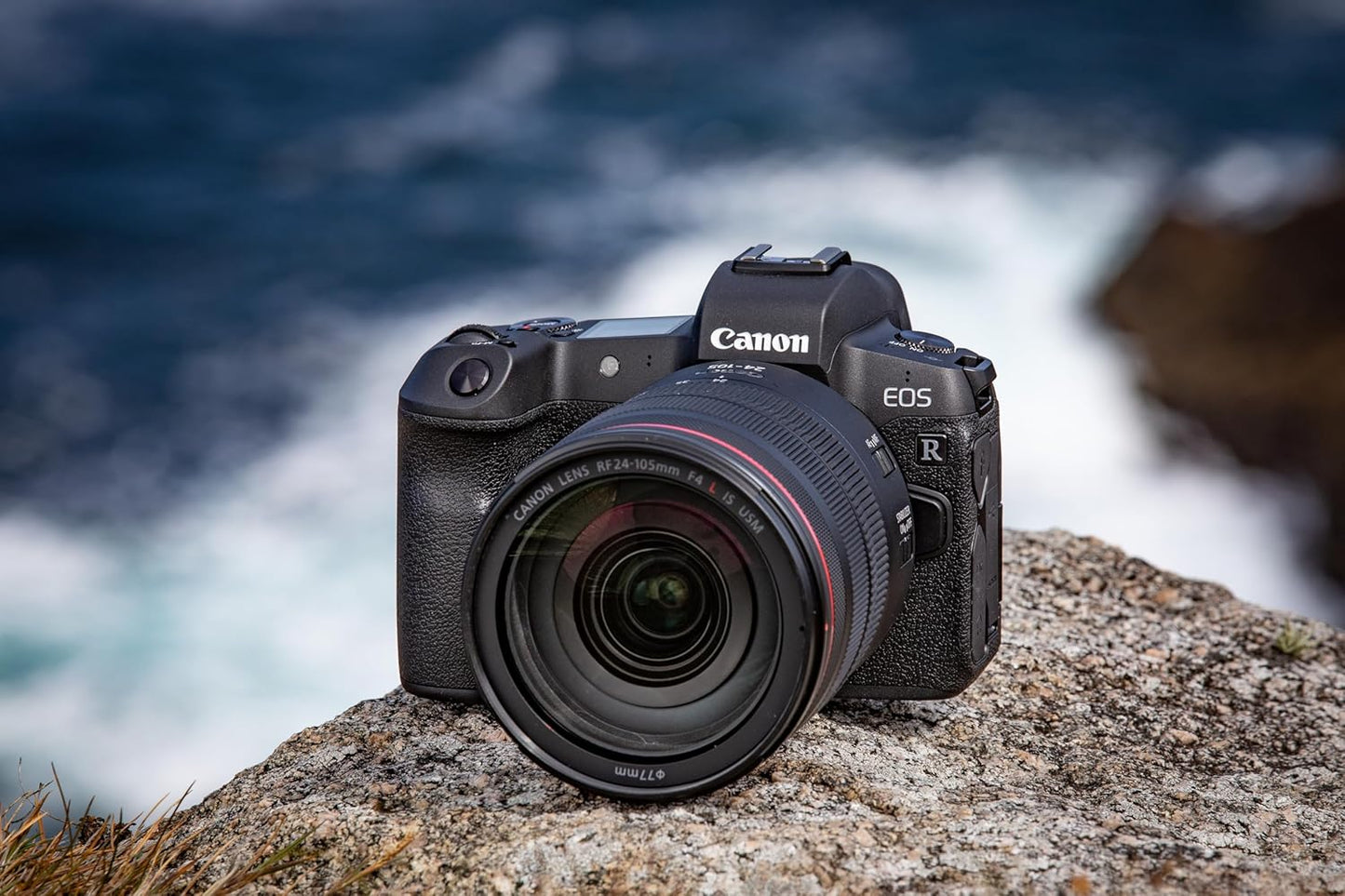 Canon 中望遠ズームレンズ RF24-105mm F4L IS USM EOSR対応 全長107.3mm ブラック RF24-10540LIS