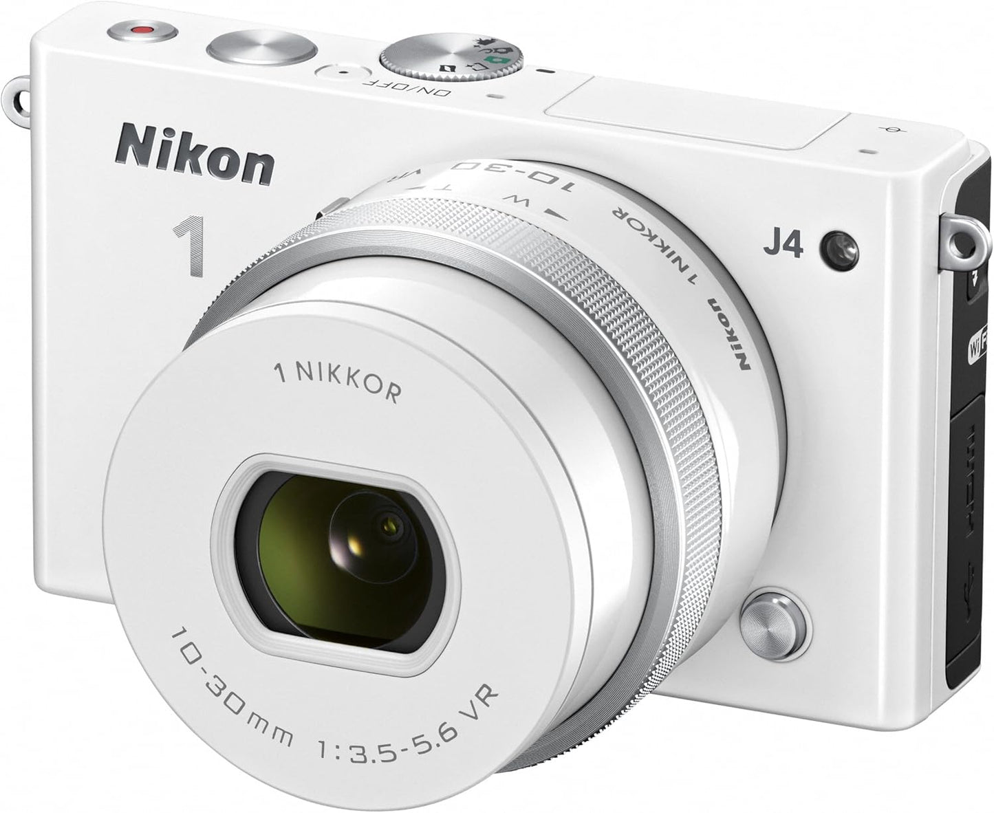 Nikon ミラーレス一眼 Nikon1 J4 標準パワーズームレンズキット ホワイト J4HPLKWH