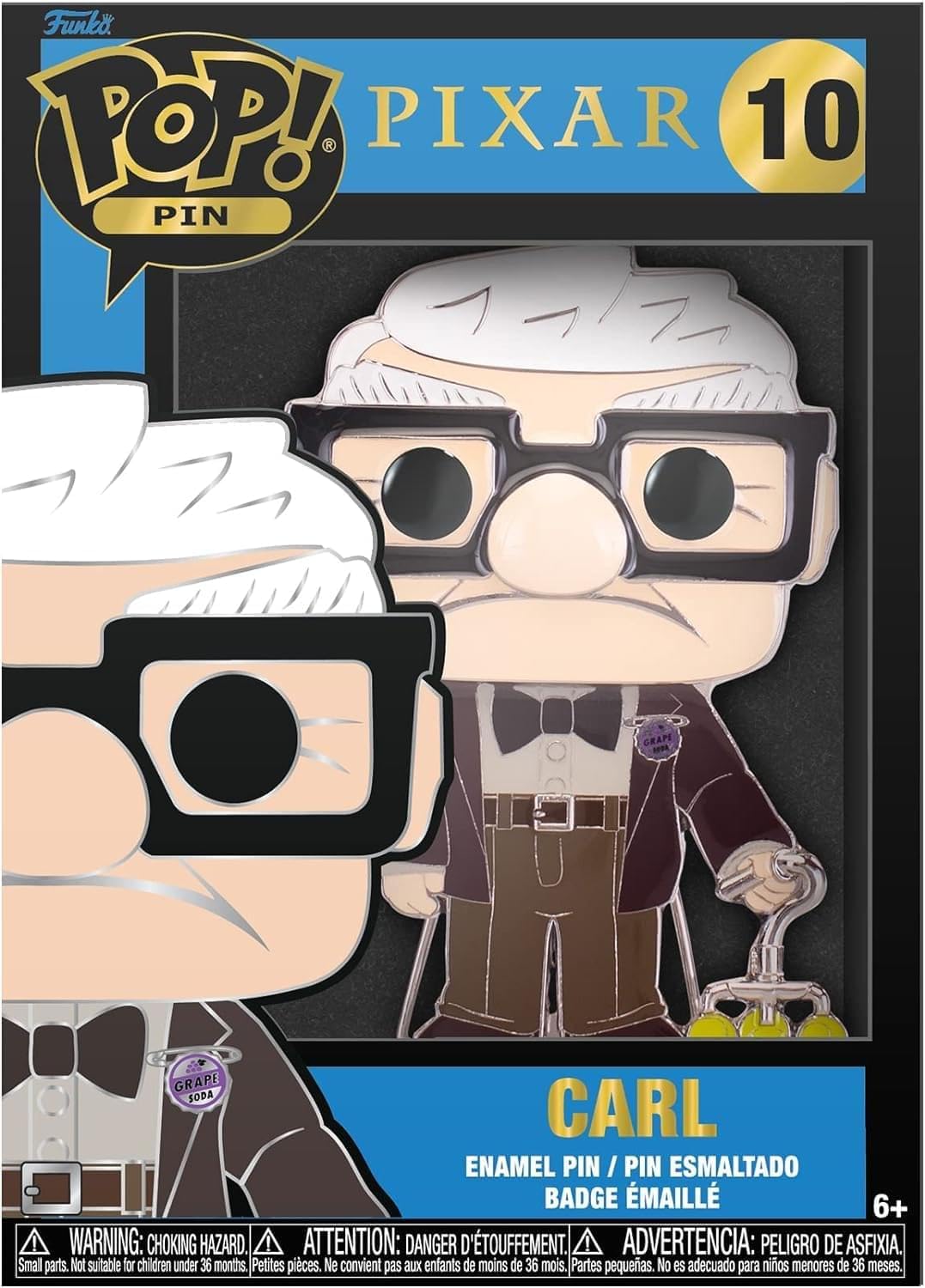 Funko Pines de tamaño Pop! Disney Pixar: UP - Carl