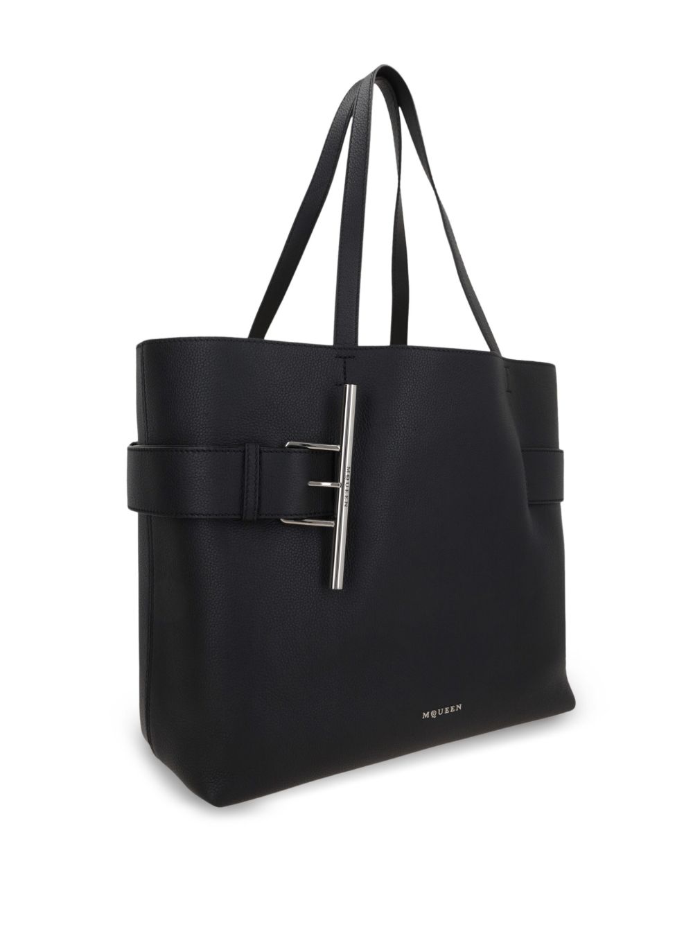 Alexander McQueen アレクサンダーMCクイーンTバーレザートートバッグ - Image 3
