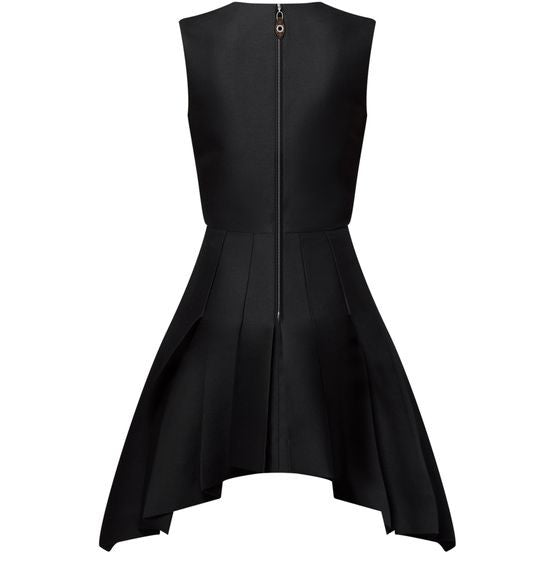 LOUIS VUITTON Asymmetrical Box Pleat Dress - Image 3