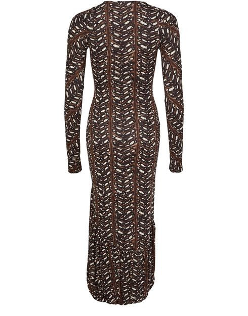 FERRAGAMO Jersey viscose long dress - Image 3