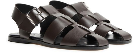 AEYDE Whit calf leather sandals - Image 3