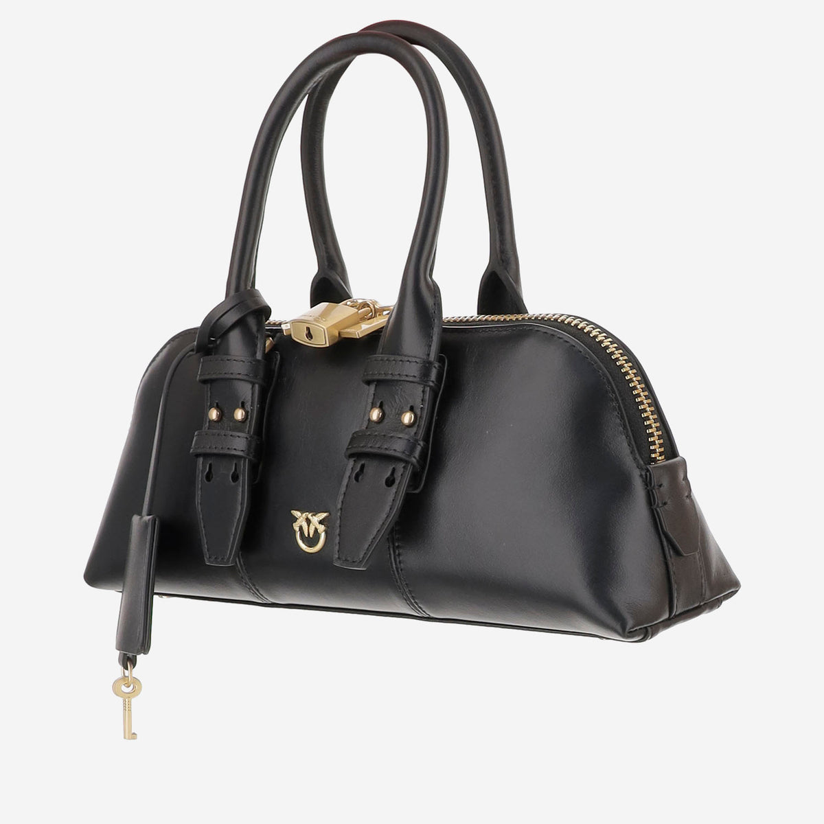 Pinko ピンコレザーボウリングバッグ - Image 3