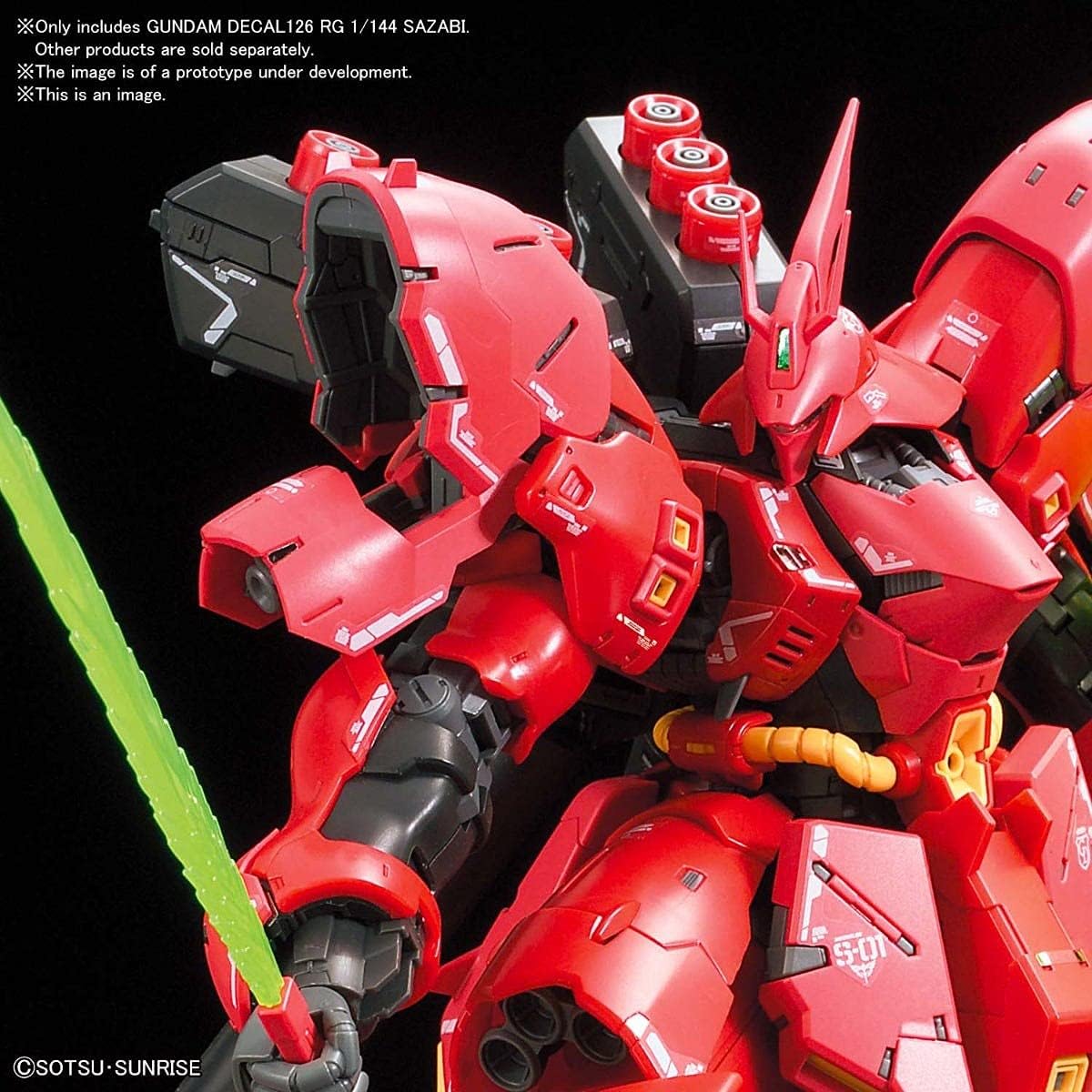 BANDAI SPIRITS Gundam Decal No. 126 RG 1/144 For Sazabi