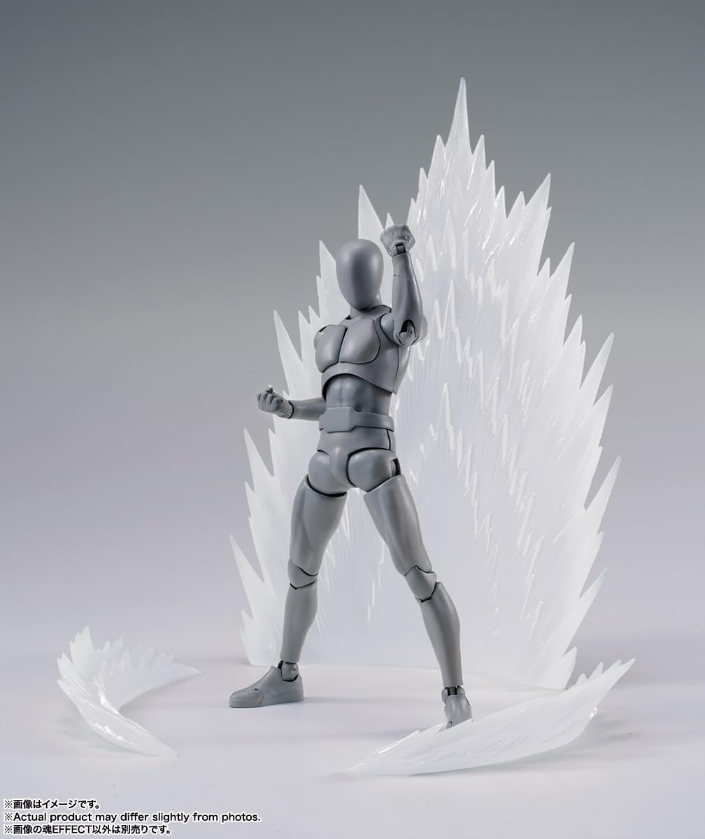 Tamashii EFFECT ENERGY AURA White Ver. for S.H. Figuarts, Non-scale, ABS & PVC, Pre-painted Complete Figure