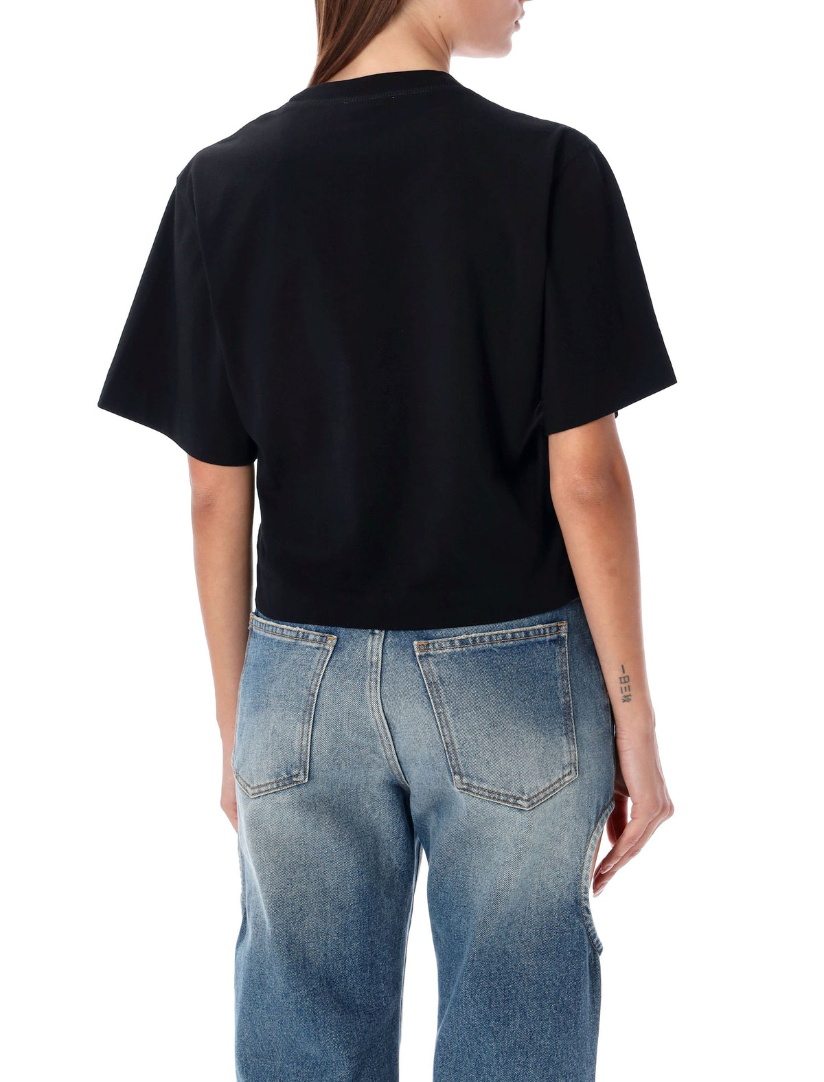 Off オフホワイトTシャツとポロスブラック - Image 3