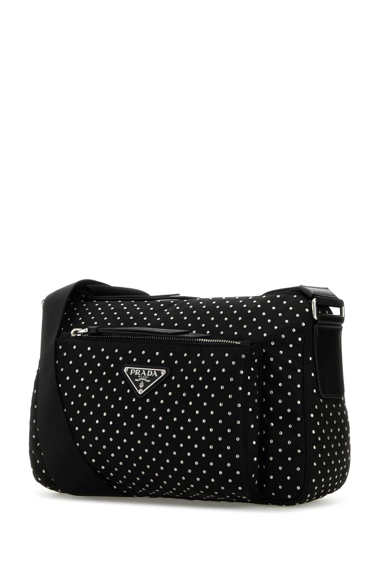 Prada プラダブラックReナイロンクロスボディバッグ - Image 3