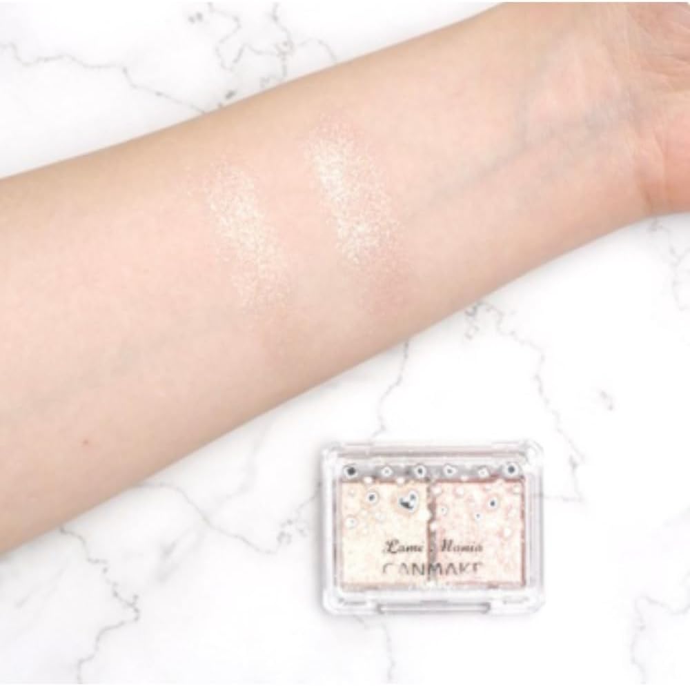 【高輝度・高密着!】ラメマニア 先行販売 ラメアイシャドウ 03 シュガーユニコーン ラベンダーピンク ブルー 2色