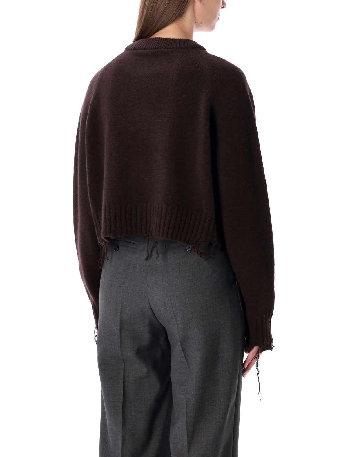 Low 低クラシックセーター茶色 - Image 3