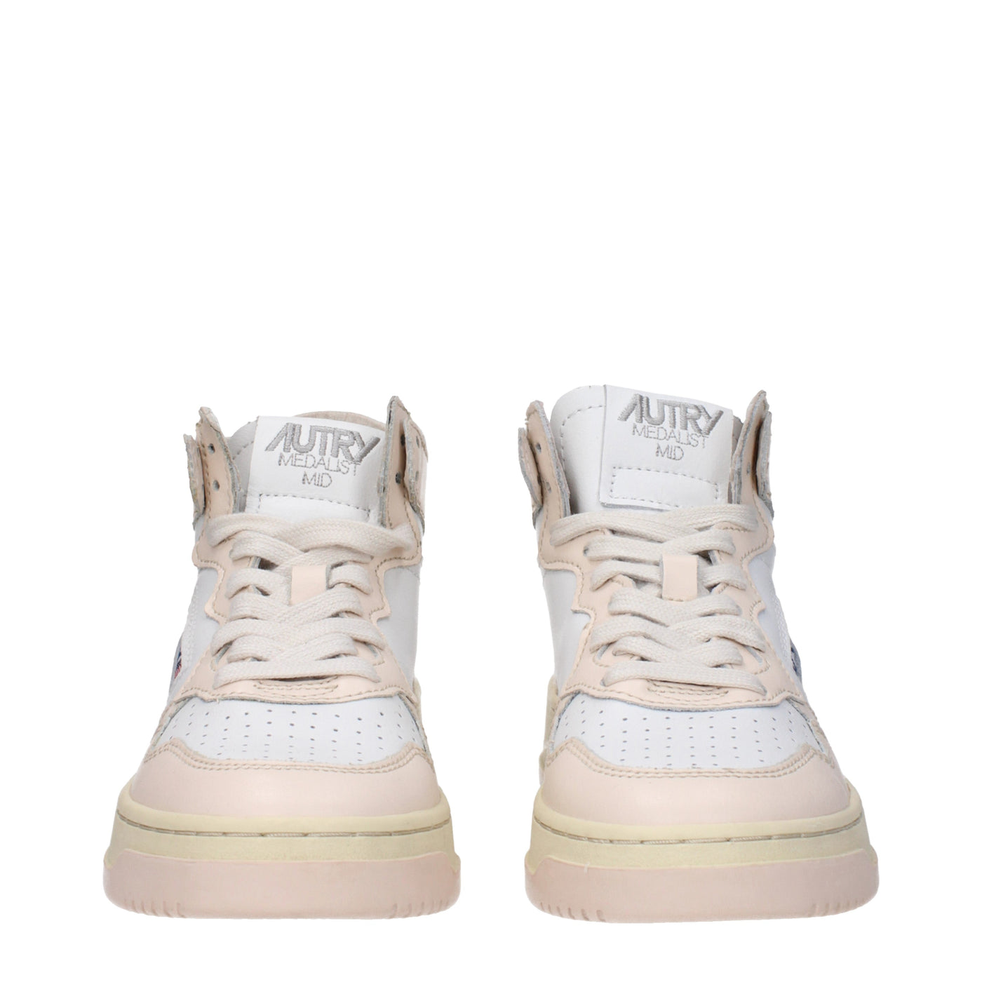 Autry Sneakers Medalist Mid Womens Skin White/Nude - Image 3