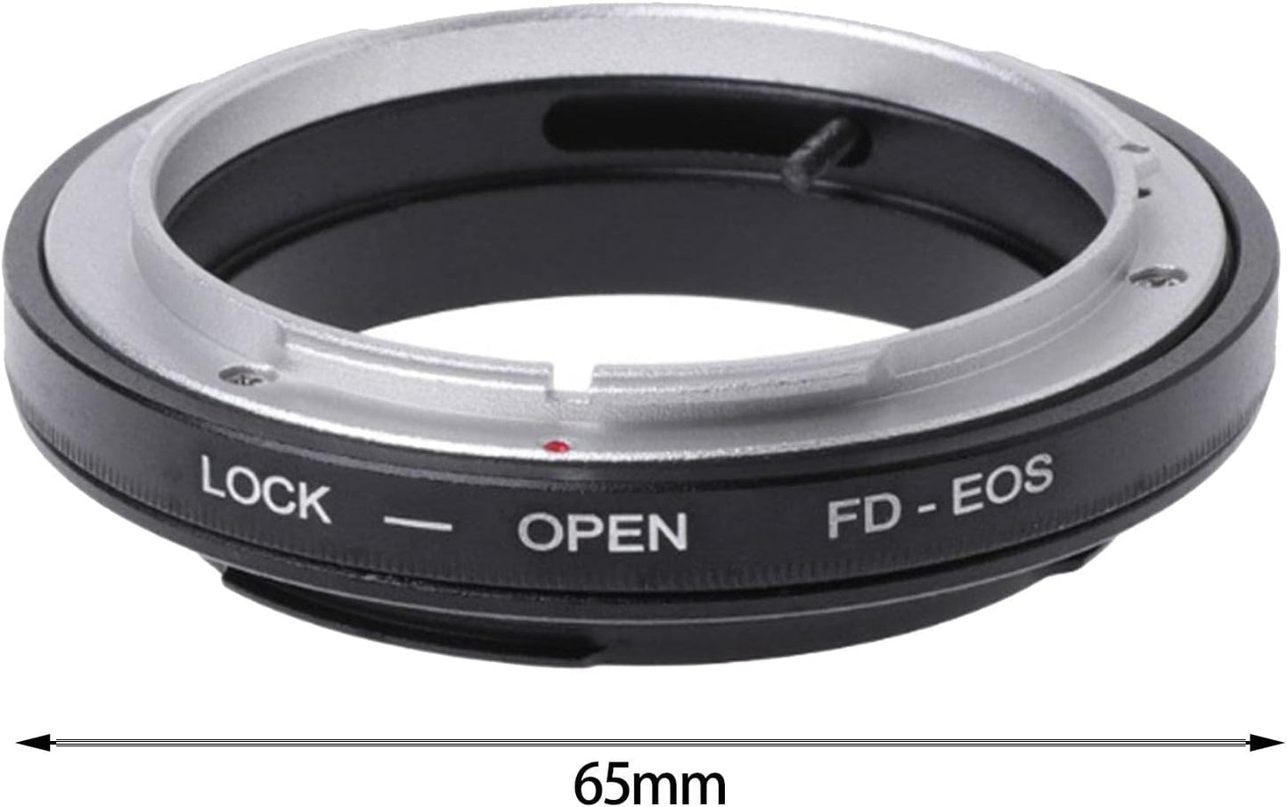 B Baosity FD-EOS Ring Adapter Lens Adapter FD Lens for EF Canon EOS Mount Camera