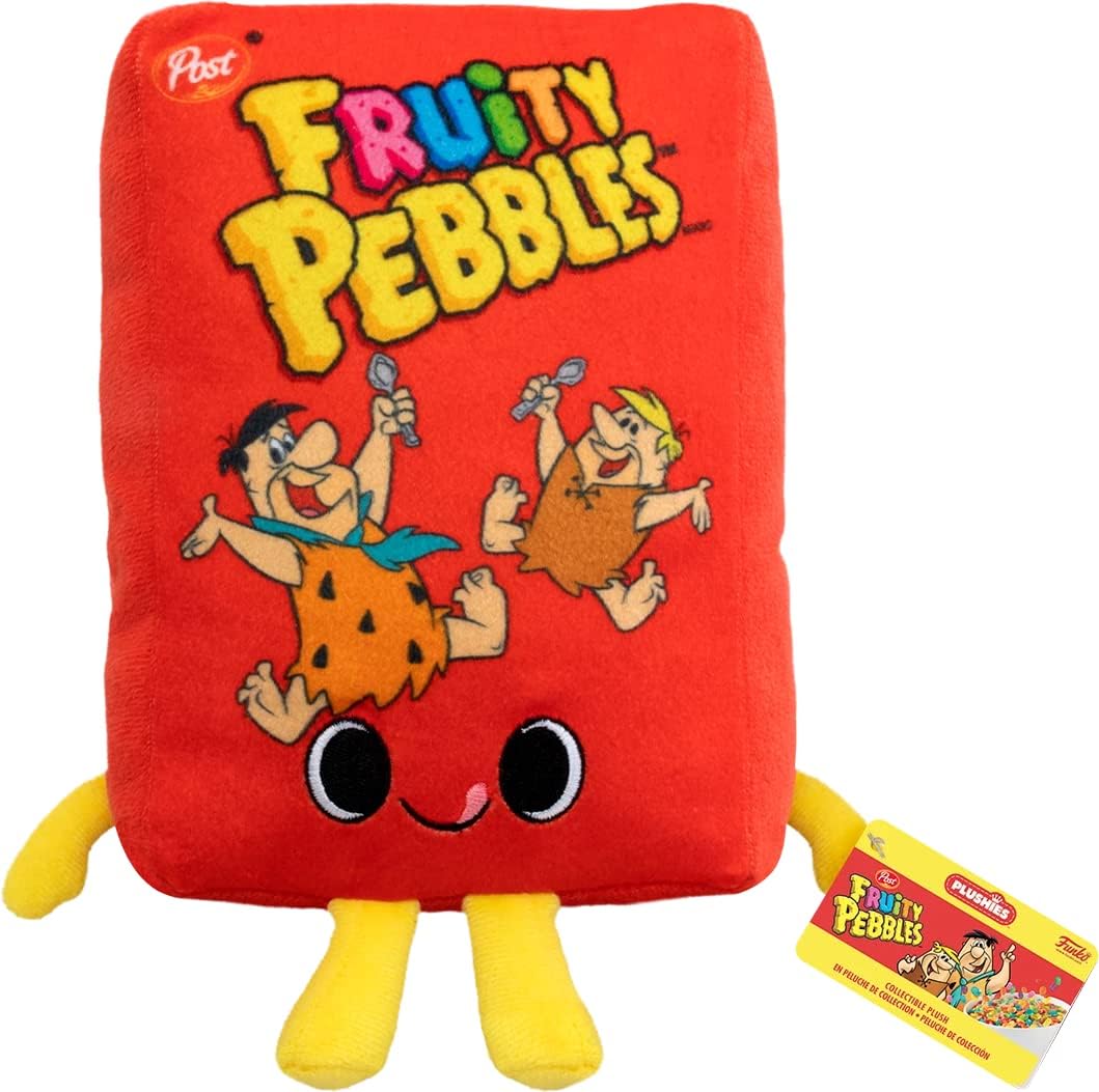 Fruity P e b b l e s C e r e a l ボックス: 広告アイコンビニールフィギュアバンドル 1 F N A F テーマ 互換性のあるトレーディングカード付き (56218)