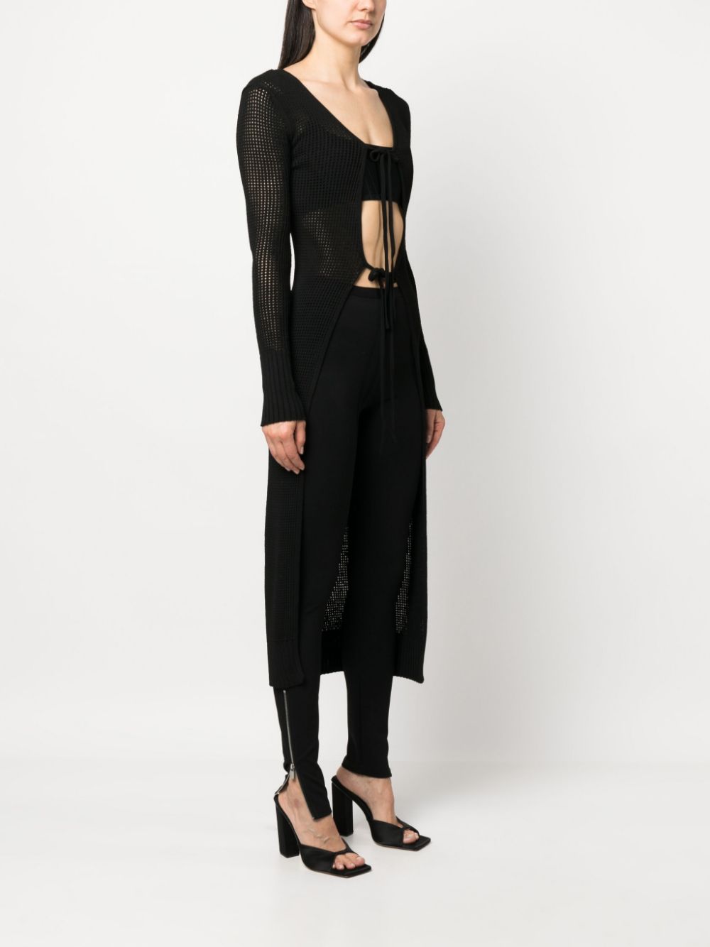 Andrea Adamo アンドレア・アダモ・ニット・ロング・カーディガン - Image 3