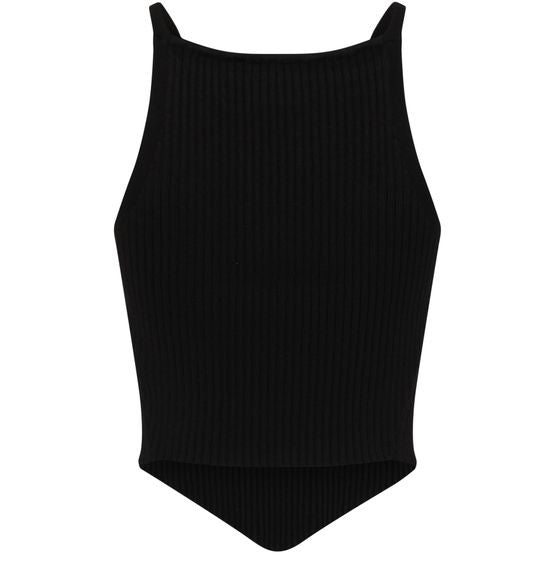 COURREGES Pointy シグネチャー リブニット トップス - Image 3