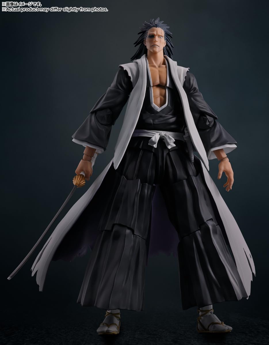 S.H. Figuarts BLEACH Millennium Decisive Battle Kenpachi Saraki, Approx. 6.7 inches (170 mm), PVC & ABS, Pre-painted Action Figure