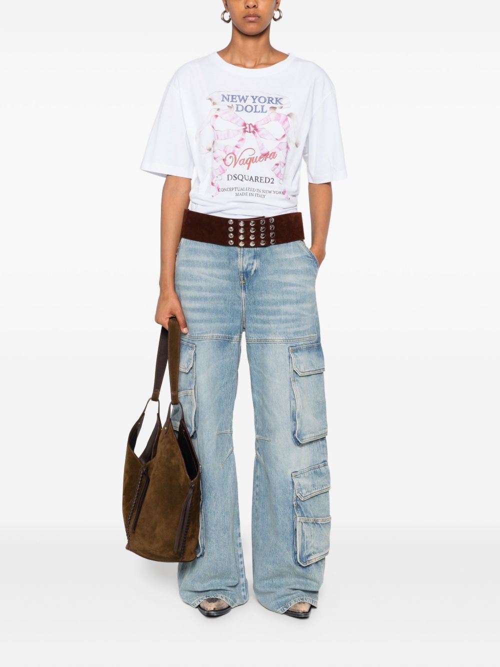 Dsquared2プリントコットンTシャツ - Image 3