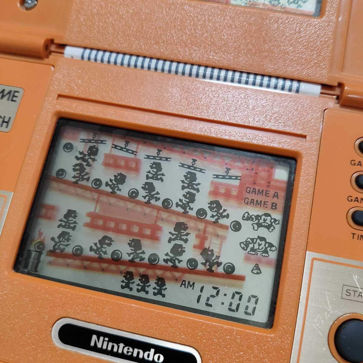 動作確認済み ゲームウォッチ ドンキーコング 任天堂 ニンテンドー ゲーム&ウォッチ GAME&WATCH DONKEY KONG