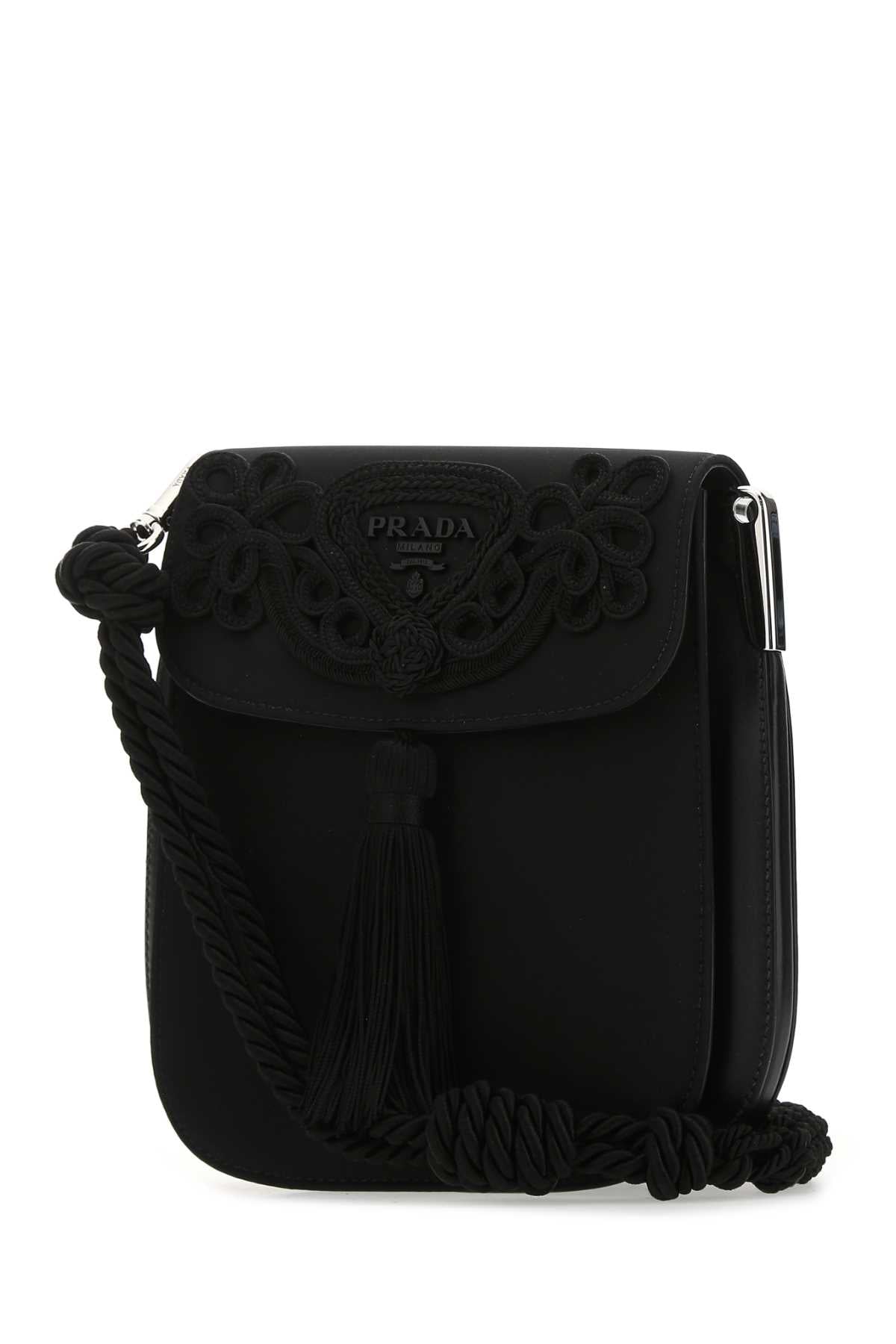 Prada プラダブラックナイロンクロスボディバッグ - Image 3