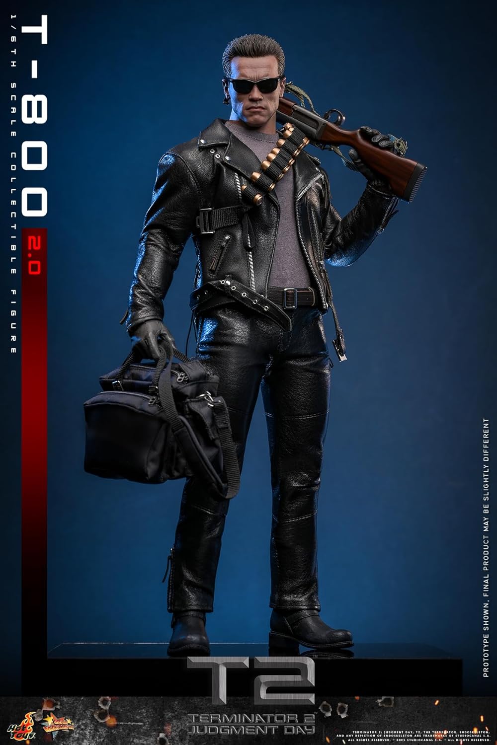 Movie Masterpiece Terminator 2 T-800 (2.0 Version) 1/6 Scale Figure