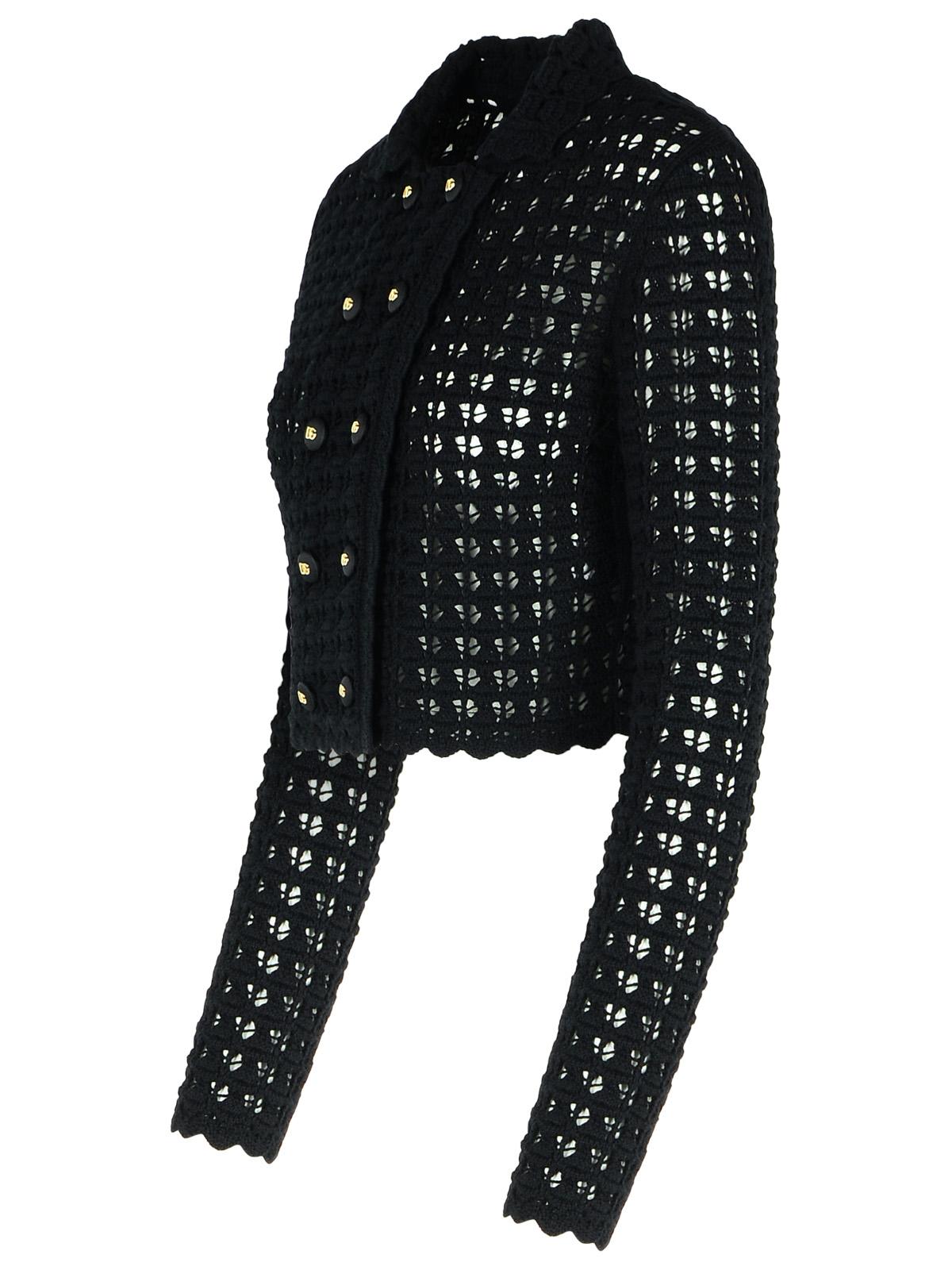 Dolce Gabbana ドルチェ&ガッバーナブラックバージンウールジャケット - Image 3