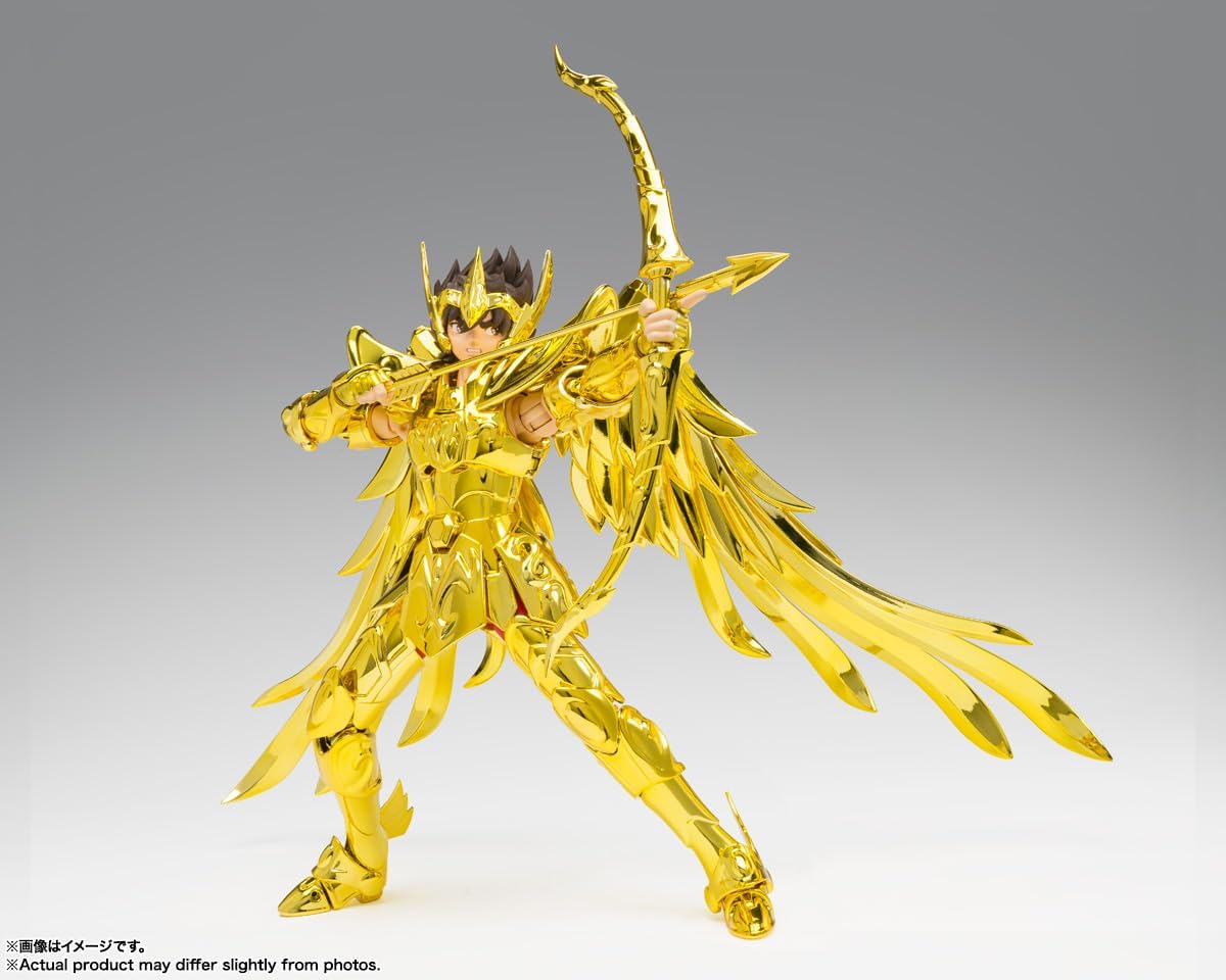 Saint Seiya Myth Cloth EX Saint Seiya Sagittarius Seiya - Successor of the Golden Cloth, Approx. 6.7 inches (170 mm), PVC & ABS & Die Cast Pre-painted Action Figure
