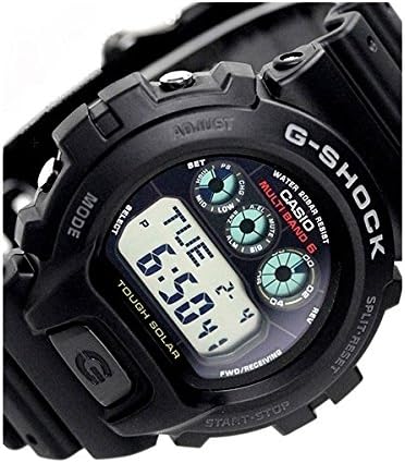 Self-Defense Force Police Officer Radio Solar, G-SHOCK Water Resistant to 20 ATM Radio, Solar, Plastic Belt Watch, For Men (GW-6900-1JF GW-6900B-1JF GW-6900F-7JF) (GW-6900-1JF (Mad Black))
