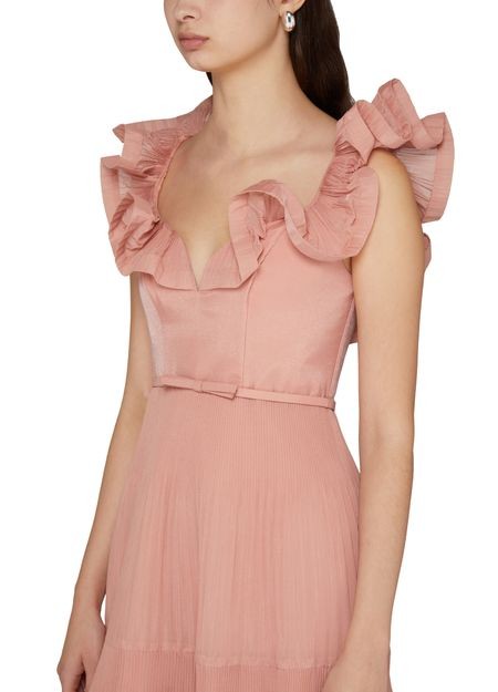 ZIMMERMANN プリーツフィル ミニ丈ドレス - Image 4
