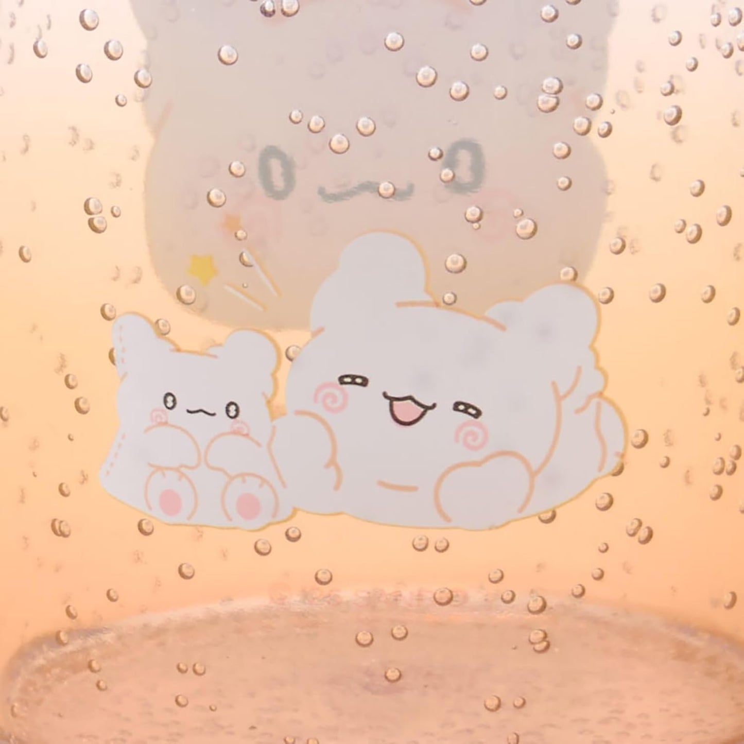 Sanrio Clear Tumbler Hanamaru Obake AS Resin Tableware, Cup, Capacity: Approx. 10.1 fl oz (300 ml) 176176
