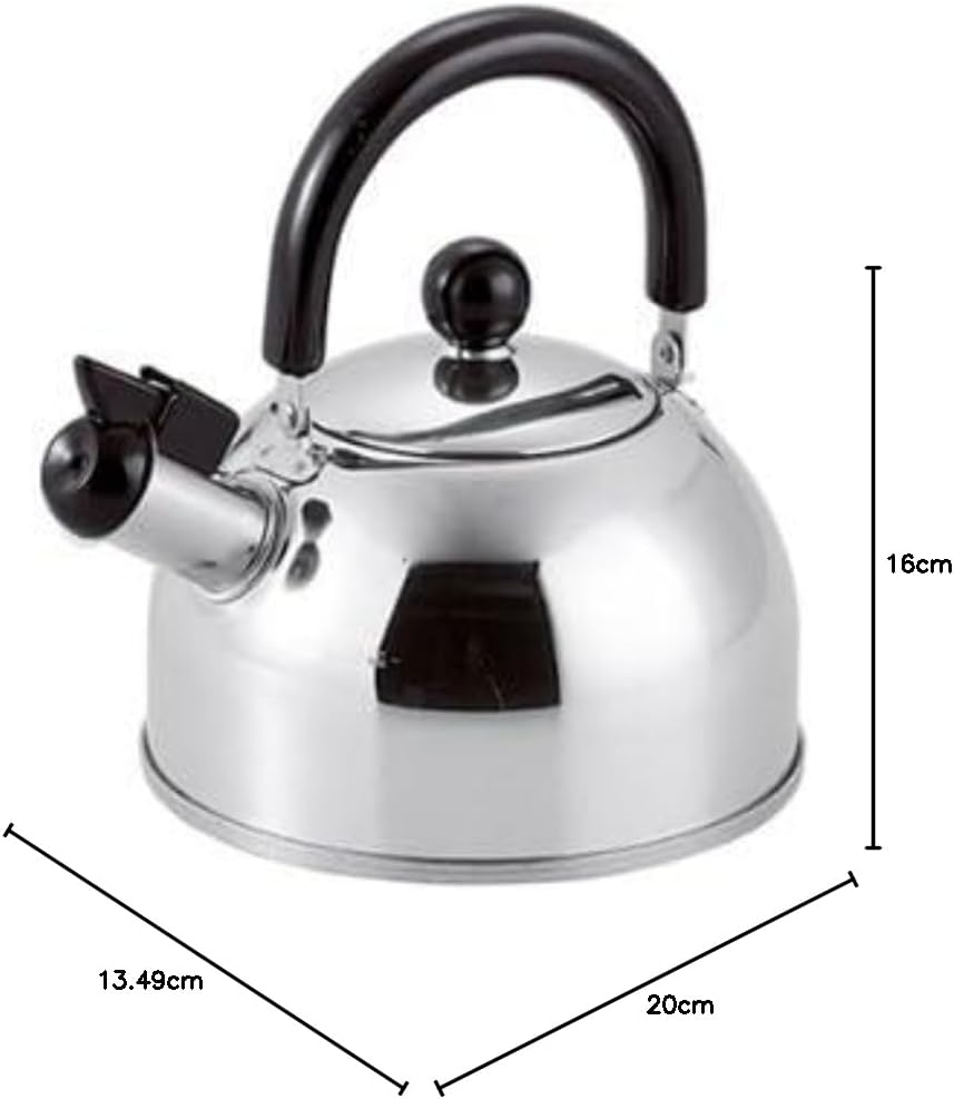 Maruyama SHK-15 Stainless Steel Whistling Kettle, 3.5 gal (1.5 L), Induction Compatible, Gas Stove, Water Heater, Made in Japan