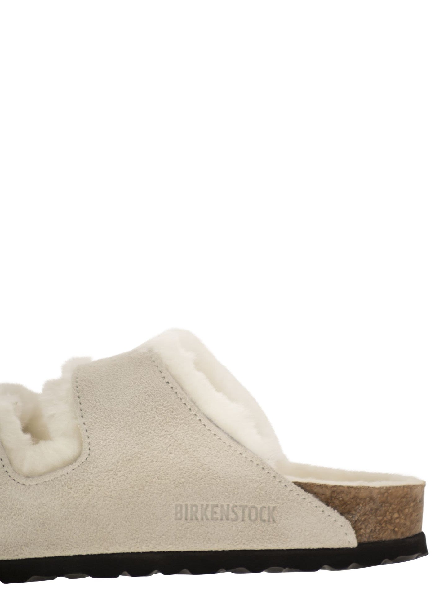 Birkenstock Arizona Suede Lamb Fur Slipper - Image 4
