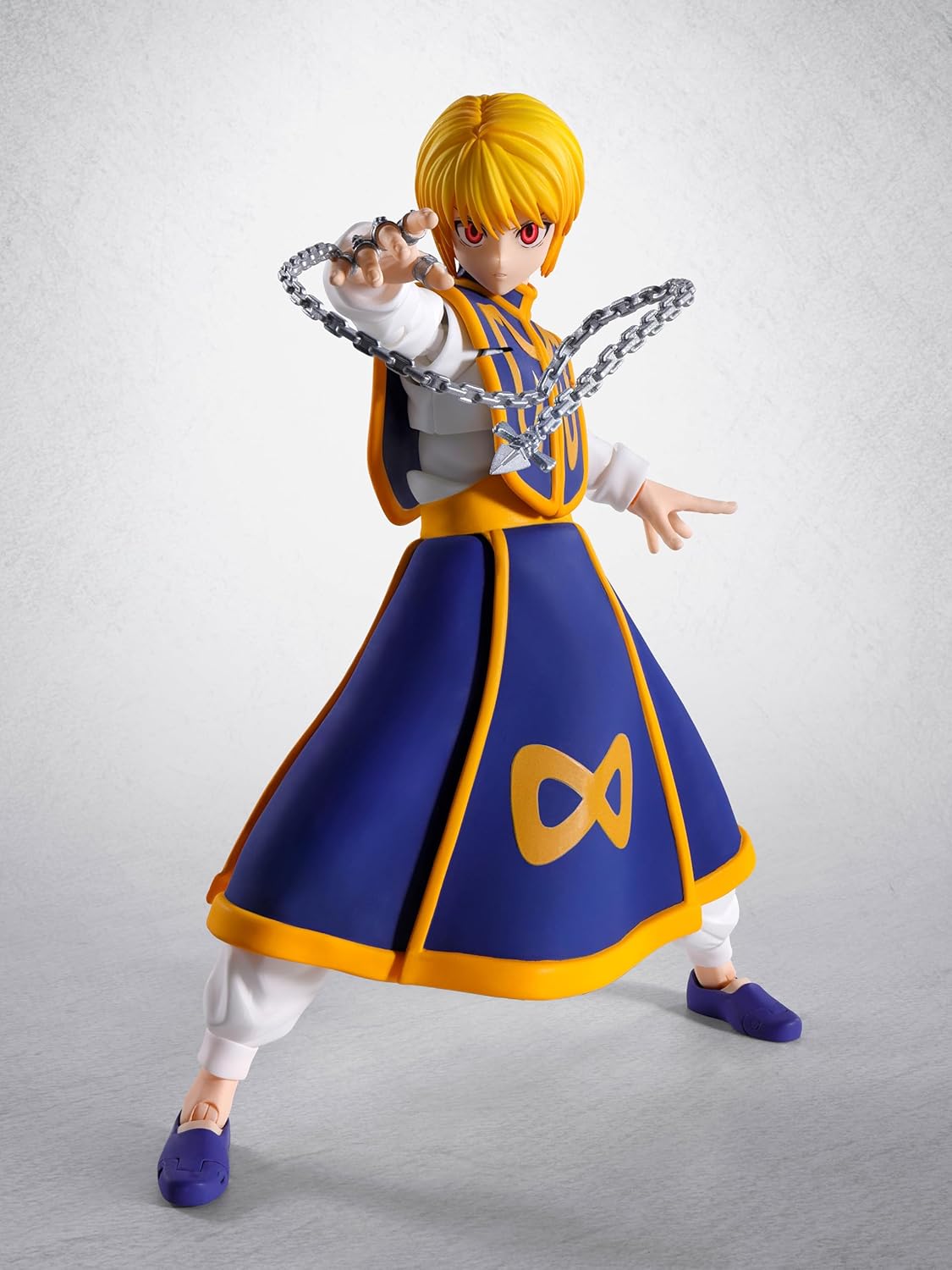 Tamashi Nations S.H. Figuarts Hunter x Hunter Kurapika, Approx. 5.9 inches (150 mm), PVC & ABS Pre-painted Action Figure