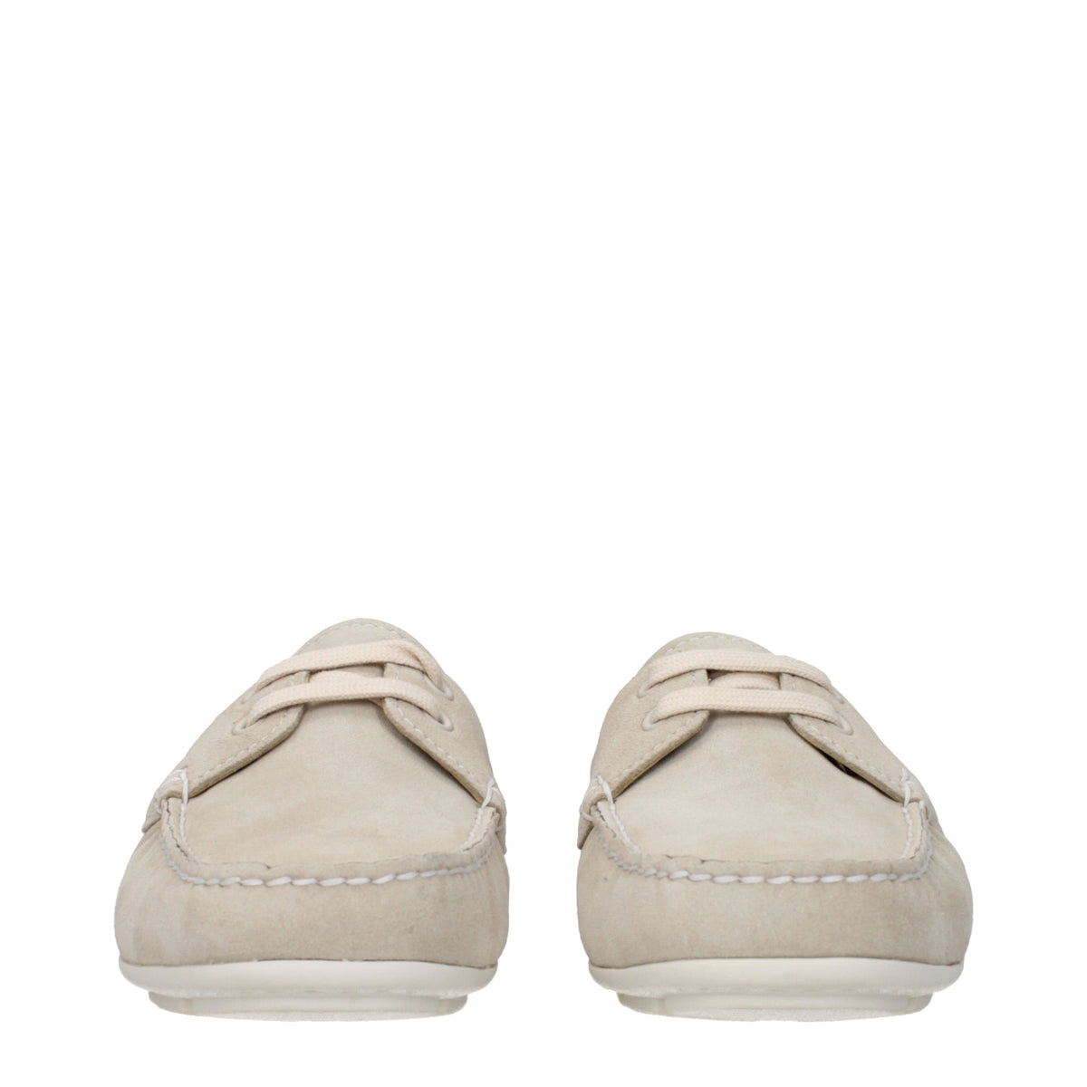 Prada Prada Mocassini Women Suede Grey/Pumice - Image 4