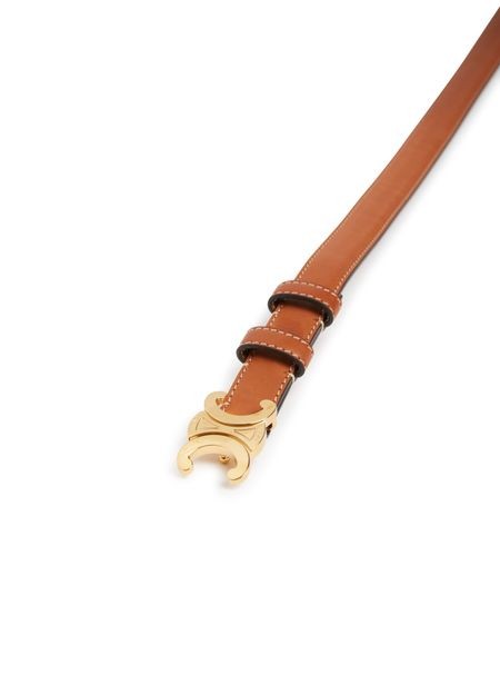 CELINE Triomphe small belt in natural calfskin - Image 4