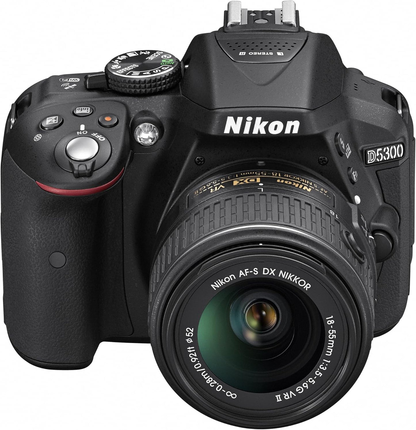 Nikon DSLR Camera D5300 18-55mm VR II Lens Kit Black 24 MP 3.2 inch LED Screen D5300LK18-55VR2BK