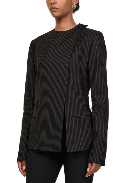 COURREGES Buckle pinstripes jacket - Image 4