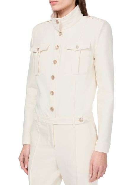 TOM FORD ストレッチ コットントリコチン製 スタンドカラー サファリジャンプスーツ - Image 4