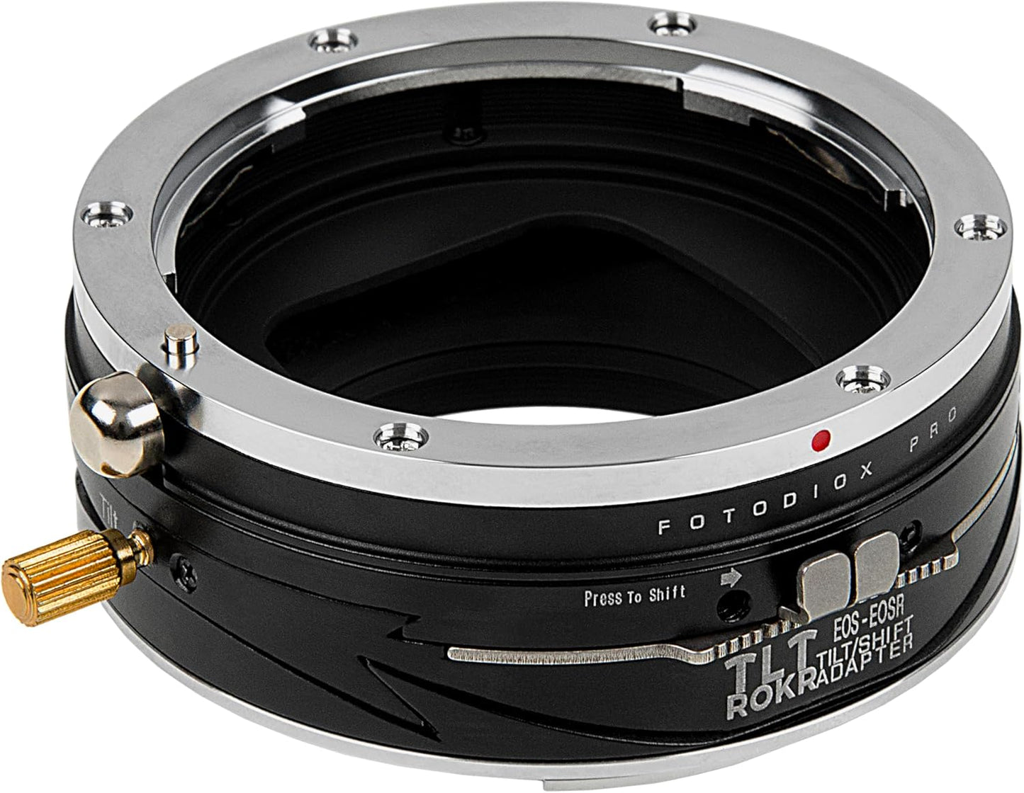 Fotodiox Pro TLT ROKR to Tilt/Shift Lens Mount Adapter for Canon EOS (EF) D/SLR Lens to Canon RF Mount Mirrorless Camera Body