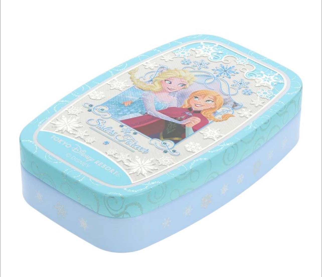 (Tokyo Disney Resort Exclusive) Frozen Anna & Elsa Candy Tin TDR Popular Candy Souvenir Present Disney Goods (1 Piece)