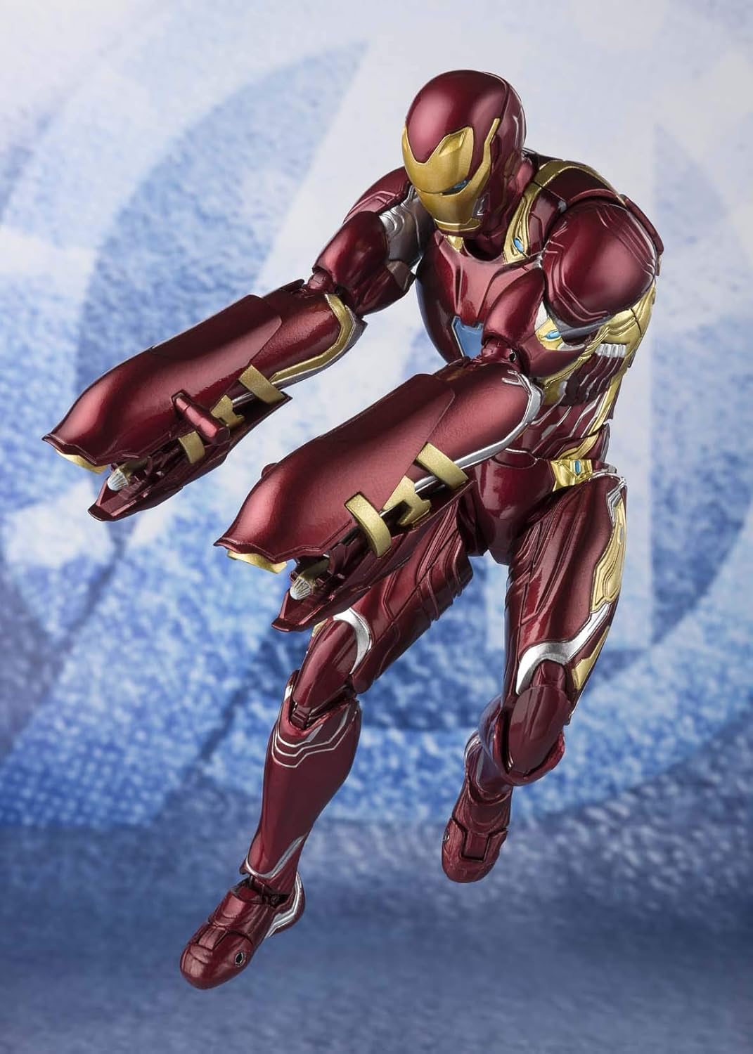 S.H. Figuarts Avengers Iron Man Mark 50 Nano Weapon Set 2 (Avengers: End Game), Approximately 6.1 inches (155 mm), PVC & ABS & Die-cast Pre-Painted Complete Action Figure