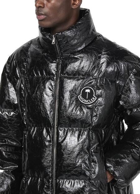 MONCLER GENIUS x Palm Angels - Simoon メタリックコーティング ダウンジャケット - Image 4