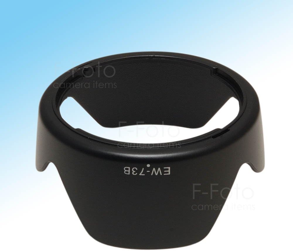 F-Foto EW-73B Compatible Hood and 67mm Lens Filter Set "EF-S18-135mm F3.5-5.6 IS STM and More with Canon EOS 7D Mark II and 70D Lens Kit" EW73B-F67