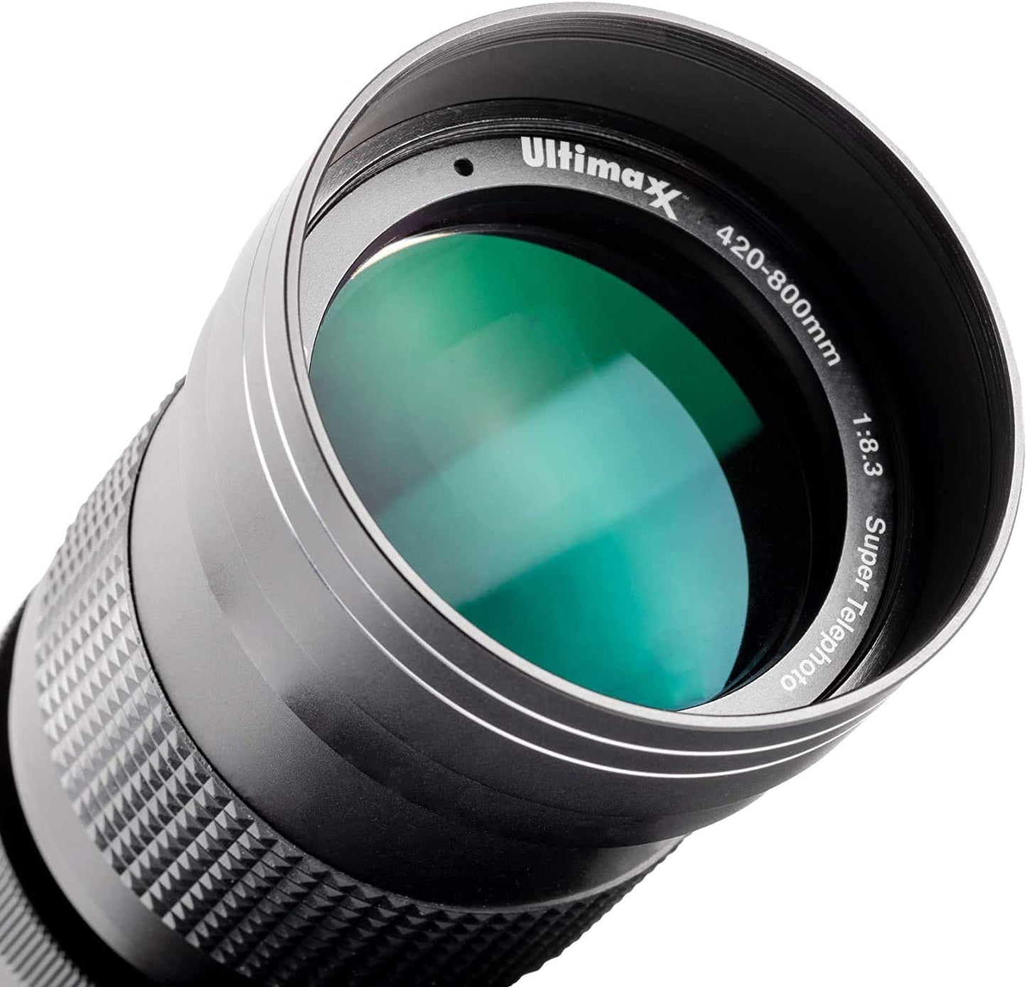 Ultimaxx 420-800mm (840-1600) f/8.3-16 HD Telephoto Zoom Lens for Nikon D3300 D3400 D3500 D5000 D5200 D5300 D5600 D7200 D7500 D850 500, Other Digital SLR Cameras